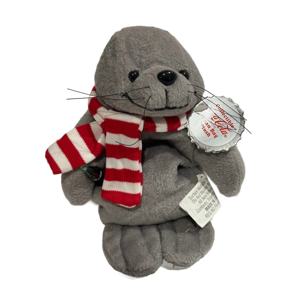 VTG  Style 0101 Coca-Cola Bean Bag Plush Animal  Circa 1997